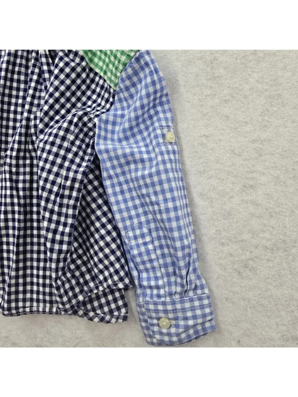 Ralph Lauren Long Sleeve Button Up Shirt Baby Boy Size 12 Month Multicolor Check